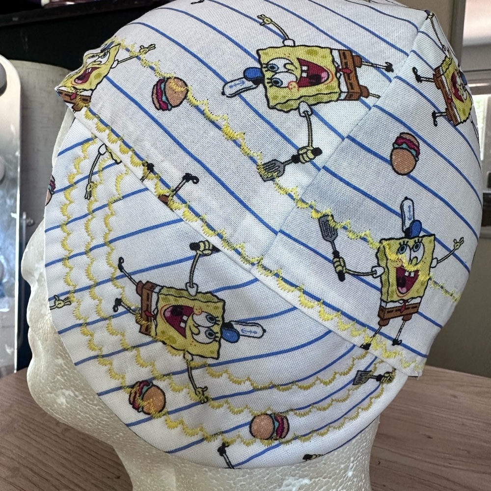 Sponge bob welding cap